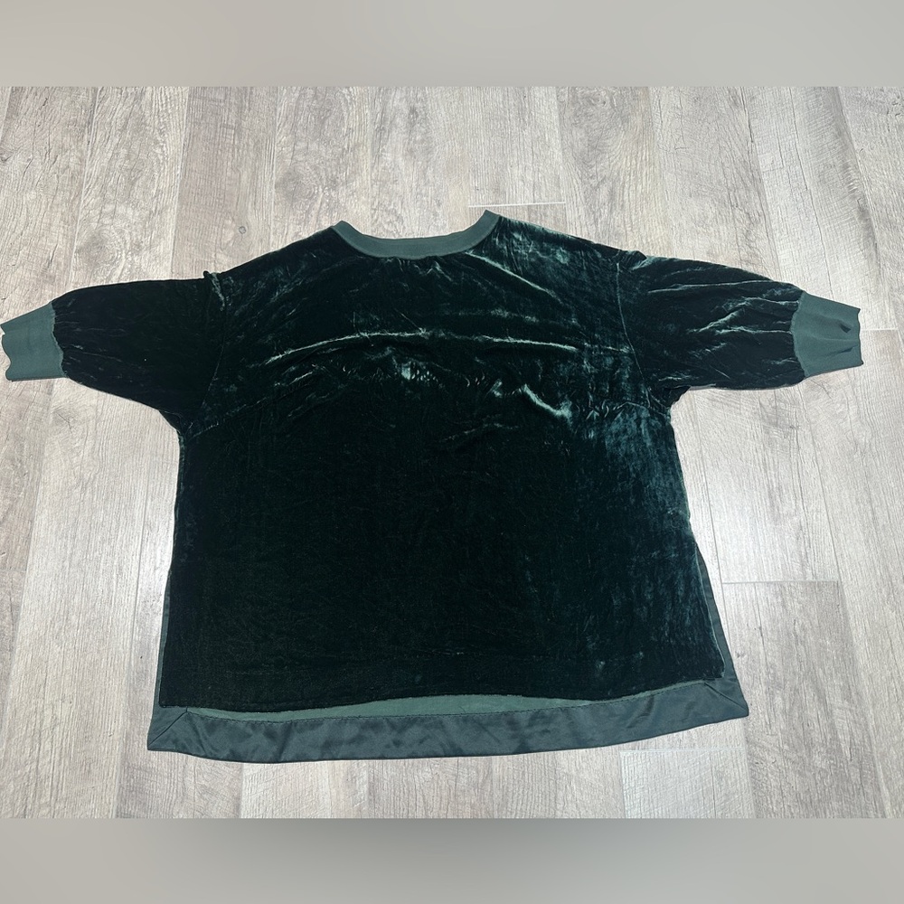 Lafayette 148 Green Velvet Tunic
